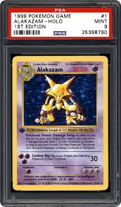 Apr 28, 2020 · the pokémon franchise was created by satoshi takira in 1995 and immediately took the world by storm with its fun lore and colorful creatures. How Much Are 1st Edition Holographic Pokemon Cards Worth Psa Blog