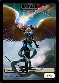 Angel Token By Asliceofunagi Mtg Altered Art Magic The Gathering Mtg Art