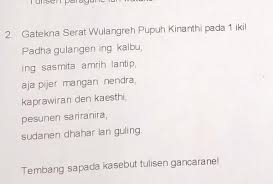 Padahal bekal hidup, selamanya hanyalah waspada dan ingat, ingat akan pertanda yang ada di alam ini, menjadi. Golekna Serat Wulanggareh Pupuh Kinanti Pada 1 Iki Brainly Co Id