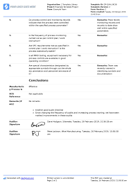 Quality Control Checklist For Manufacturing Pdf