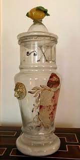 Vintage brown amber glass bottle large jar medicine apothecary. A Set Of Five Venetian Glass Apothecary Jars Circa 1850 Ref 82634