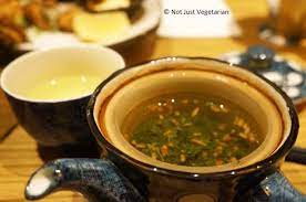 Genmai Roasted Brown Rice Green Tea At Shoryu Ramen In London Vegetarian Ramen Tasty Dishes Food Blog