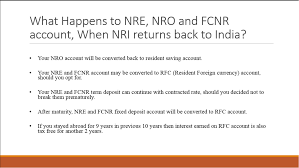 Dbs treasures helps nris manage their inr earnings, out of which usd 1 million can be repatriated abroad in a open an nro savings account with dbs treasures in india! What Happens To Nre Fcnr Nro Account When Nri Return Back India Savingsfunda