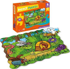 Bol Com Kinder Puzzels 3 Jaar Insecten Speelgoed Insecten Puzzel Puzzelen Voor Kinderen