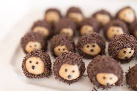 Buckeye Hedgehogs Baby Shower Desserts Baby Shower Desserts Boy Baby Shower Food