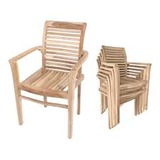 Garten stapelstuhl aus aluminium geflecht modern hounsfield stapelsessel. 2x Stapelstuhl Java Armlehnenstuhl Holz Stuhl Kaufland De