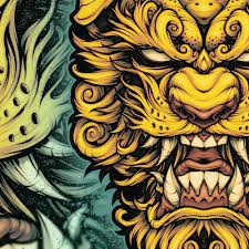 Check Out This Behance Project Foo Dog Https Www Behance Net Gallery 78610149 Foo Dog Foo Dog Japanese Foo Dog Lion Illustration
