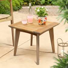 Shop for teak outdoor square table online at target. Mid Century Teak Outdoor Square Side Table Impression Teak Patio Furniture Teak Outdoor Furniture Teak Garden Furniture