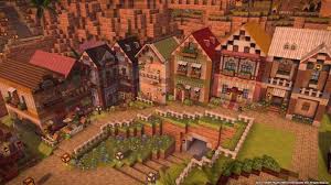 lil minecraft town center マインクラフトの建物 マインクラフトの家 ファンタジーハウス