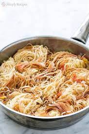 Sopa Seca De Fideo Mexican Style Angel Hair Nests Recipe Recipes Vermicelli Recipes Cooking Recipes