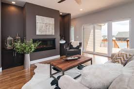 Great Room Details Sherwin Williams Wall Color Alpaca Sw7022 Accent Wall Color Griffin Sw7026 The Fir Living Room Paint Living Room Color Living Room Colors