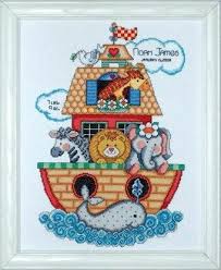 Cross stitch kits └ hand embroidery kits └ embroidery & cross stitch └ needlecrafts & yarn └ crafts all categories antiques art baby books, comics & magazines business, office & industrial cameras dimensions christmas treasures afghan counted cross stitch kit. Design Works Noah S Ark Birth Record Counted Cross Stitch Kit T21718 123stitch