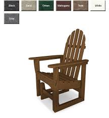 Constructed of beautiful pine wood that resists moisture and cracking, the reclined back, oversized arms, and a gently sloping seat. Polywood Adirondack Glider Chair Outdoorpolyfurniture