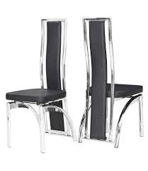 Mayfair High Back Faux Leather Chrome White Modern Dining Chair Dining Chairs Modern Dining Chairs Dining Room Table Centerpieces