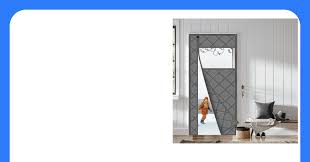 Amazon.com: WochiTV Magnetic Thermal Insulated Door Curtain ...