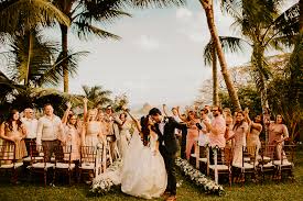 Check spelling or type a new query. Island Chic Hawaiian Garden Wedding At Kualoa Ranch Junebug Weddings