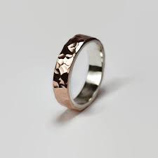 Men S Copper Silver Ring Men S Copper Ring Men S Etsy Copper Wedding Band Mens Wedding Bands Mens Wedding Rings