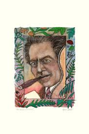 Heiter Villa-Lobos Poster by noted illustrator Glenn Wolff