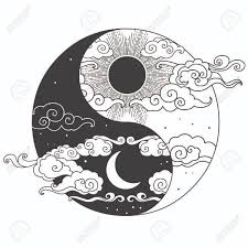 Aztec sun and moon metal wall decor, metal sun and moon wall decor, metal sun decor, metal moon decor (25.5 w x 23 h) deco 79 93707 sun face metal wall decor, 30 george s. Decorative Graphic Design Element In Oriental Style Sun Moon Clouds Stars Vector Hand Drawing Illustration Royalty Free Cliparts Vectors And Stock Illustration Image 119485207