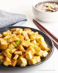 1 tbsp extra virgin olive oil. Crispy Air Fried Tofu Ready In Minutes Namely Marly