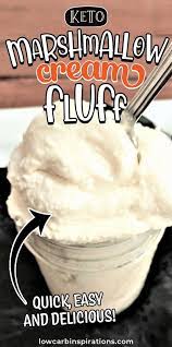 Keto Jet Puffed Marshmallow Creme Fluff Recipe Recipe Fluff Recipe Marshmallow Fluff Recipes Sugar Free Marshmallow Recipe