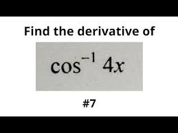 Derivatives Solved Example 7 Problem Solved Solving Derivative