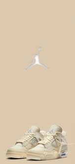 Off air jordan 1 white iphone wallpaper. Air Jordan 4 Off White Sneakers Wallpaper Shoes Wallpaper Jordan Shoes Wallpaper