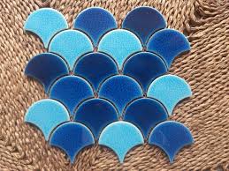 GẠCH MOSAIC VẢY CÁ – Artiles Tinh hoa từ đôi tay
