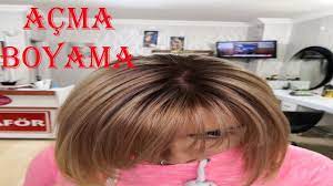 sac acma boyama yakmadan sac acma renk super oldu youtube sac renkler youtube