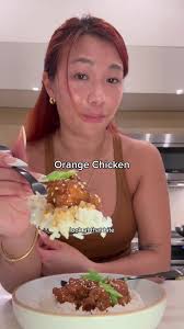 This was always my go to takeout order #orangechicken #chinesetakeout 1 lb  Chicken thigh or breast 1 tsp grated ginger 1 tsp grated garlic 1 egg 1 tsp  Soy sauce 1 tsp oil 1 Tbsp cornstarch 3 Tbsp ...