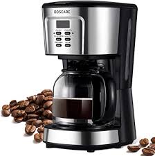 Whether you're purchasing an espresso maker for your gourmet coffee shop, or you simply need an airpot for impulse sales in your gas station, we have you covered. Amazon Com Boscare 12 Cup Coffee Maker Programmable Drip Coffee Maker Mini Coffee Machine With Auto Shut Off Strength Control Silver Black Kitchen Dining