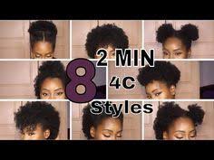 Short hair is so playful that there are a bunch of cool ways you can style it. 6 Natural Hairstyles On Short Medium Hair 4b 4c Youtube Natural Hair Styles Easy Short Natural Hair Styles Medium Natural Hair Styles