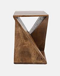 Leilla End Table Contemporary Accent Tables End Tables Handcrafted Table