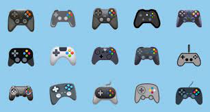 The first video game console was the atari and featured games. Video Game Emoji