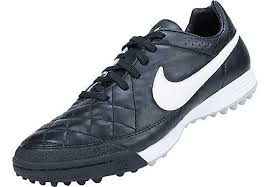 Nike Tiempo Legacy Turf Soccer Cleats Black With White Nike Soccer Cleats Soccer Shoes