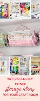 However, since this task can be a bit overwhelming at first, it's nice to see examples of it done right first. If You Re In Need Of Craft Storage Ideas For Your Craft Room Then This List Is Exactly What You Need To R Sewing Room Organization Craft Room Office Craft Room