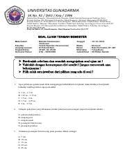 Melaksanakan program kegiatan osis dengan baik c. Soal Metode Pelaksanaan Konstruksi Ata 2019 2020 Pdf Universitas Gunadarma Sk No 92 Dikti Kep 1996 Fakultas Ilmu Komputer Teknologi Industri Ekonomi Course Hero