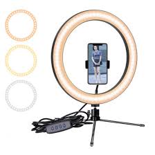 10 Led Ring Light With Tripod Stand Phone Holder China Ring Light 10 Light Made In China Com