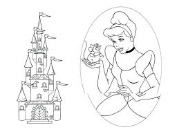 Easy disney world coloring pages. Disney World Castle Coloring Pages Thaifaa