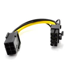 Shonco 2Pack Gpu 8 Pin Vers 8 Pin Adaptateur D'Alimentation Pour Carte  Graphique,8 Pin Vers 8 Pin Pcie 8 Broches (6 + 2) Câble D'Extension De  Connexion D'Alimentation Pour Carte Graphique : Amazon.Fr: Informatique