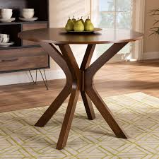 Hand made starting with 8 or wider boards. Baxton Studio Kenji Modern And Contemporary Walnut Brown Finished 35 Inch Wide Round Wood Dining Table Walmart Com Walmart Com