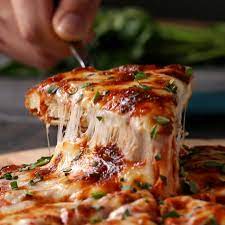 Chicken Parm Pizza Recipe By Tasty Recipe Sweet Potato Pizza Pizza Recipes Gourmet Chicken