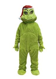 Grinch Costume Cosplay Adult Suit One Size Deluxe Commercial Full Body  Furry New | eBay