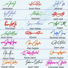 Different Names Signature Collection Likhaari Signature Signature Ideas Signature Creator Name Signature