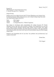 Image Result For Contoh Surat Pengunduran Diri Pdf Tanda Surat Kutipan