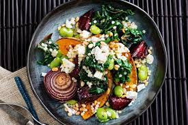 Heat 2 tablespoons olive oil in a pot. Warm Beetroot And Chilli Pumpkin Pearl Couscous Salad Recipe With Photo Step By Step How To Cook Vegetarian Meals Wowfood Guru