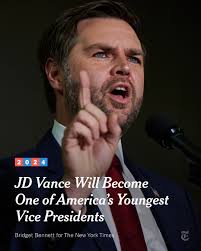 JD Vance, a 40-year-old senator who transformed himself from a biting  critic of Donald Trump to one of his fiercest defenders, was elected the  next vice president of the United States on