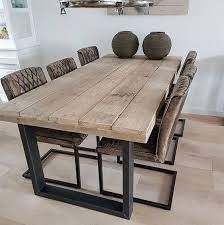 Stoly V Stile Loft Izgotovlenie Stolov Loft Na Zakaz Kupit Stol V Stile Loft V Moskve Timber Dining Table Farmhouse Dining Room Dining Room Design