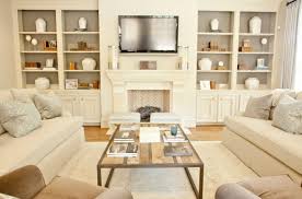 Image Detail For Room Ivory Cream Walls Paint Colors Living Room Tv Over Fireplace Bookshelves Built In Traditional Family Rooms Family Living Rooms