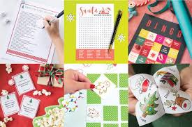 Find all kinds of christmas game printables (many free!) fit for all ages, from kids to teens to adults. Printable Christmas Games Hey Let S Make Stuff